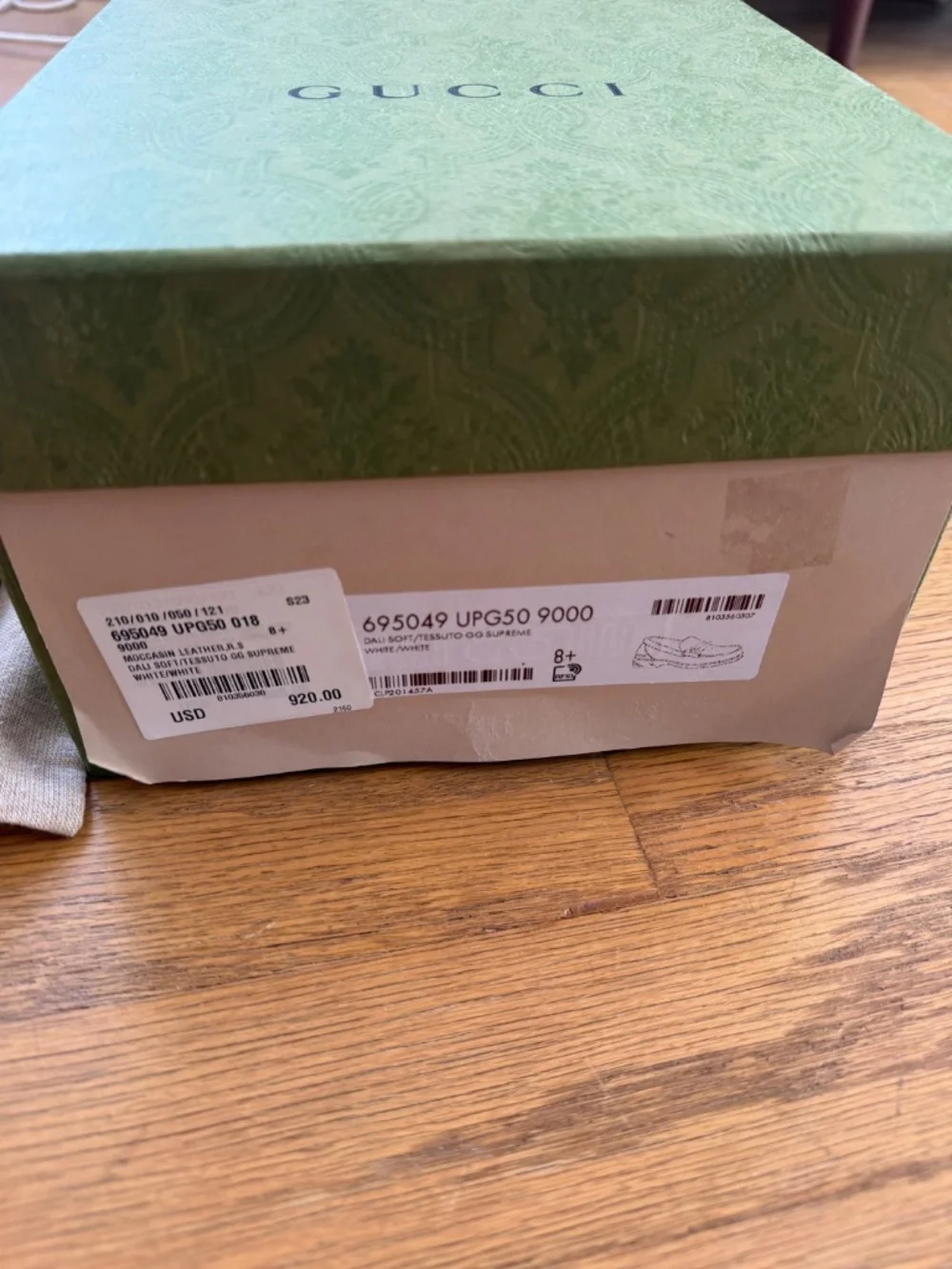 Gucci Supreme Moccasin Leather